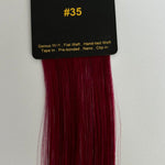 Farveprøve med lyselilla